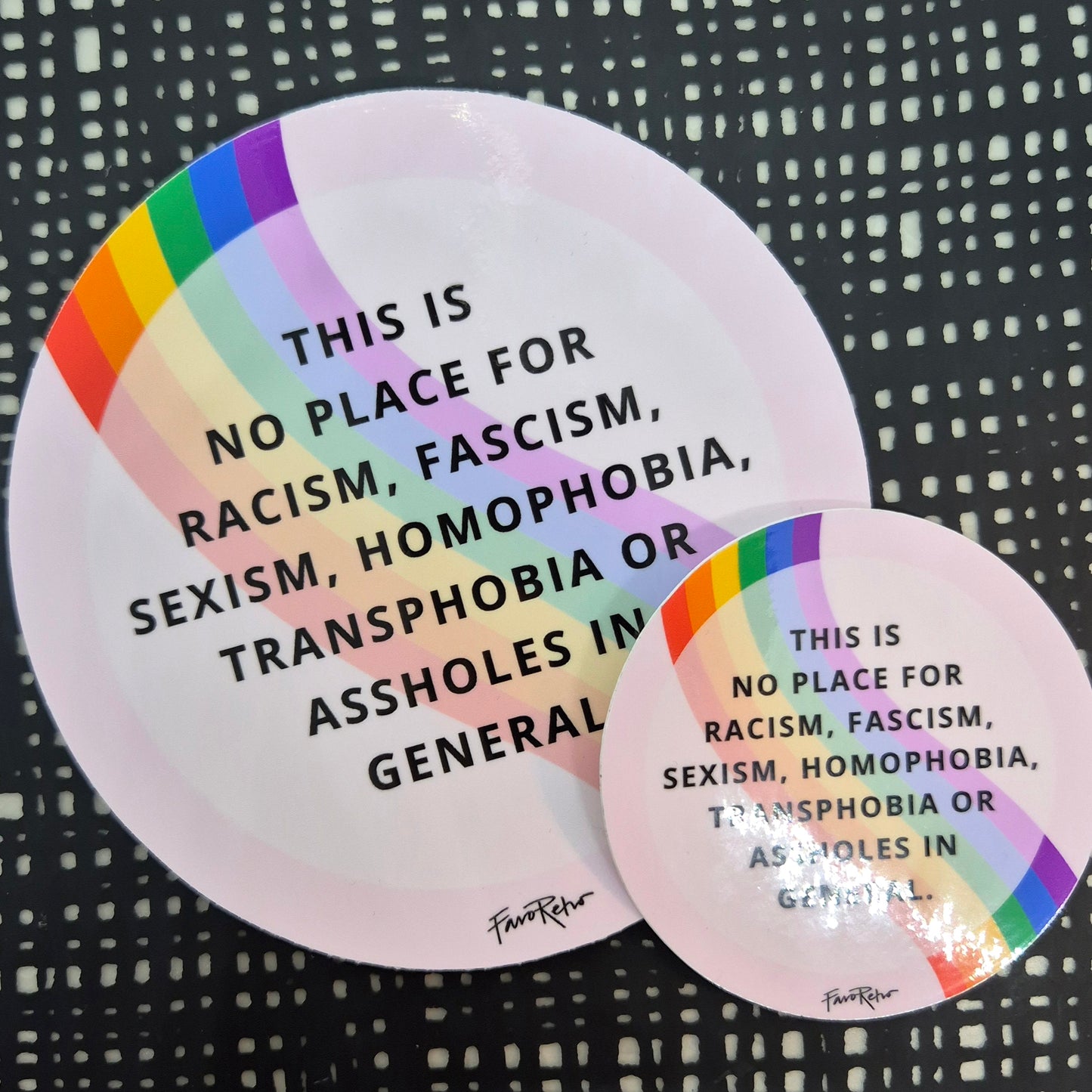 STICKER - THIS IS NO PLACE - ROSA